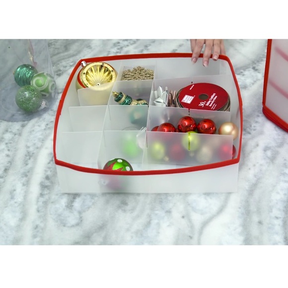 Christmas Storage box with Removable Trays, Ornament Storage - Picture 4 of 4